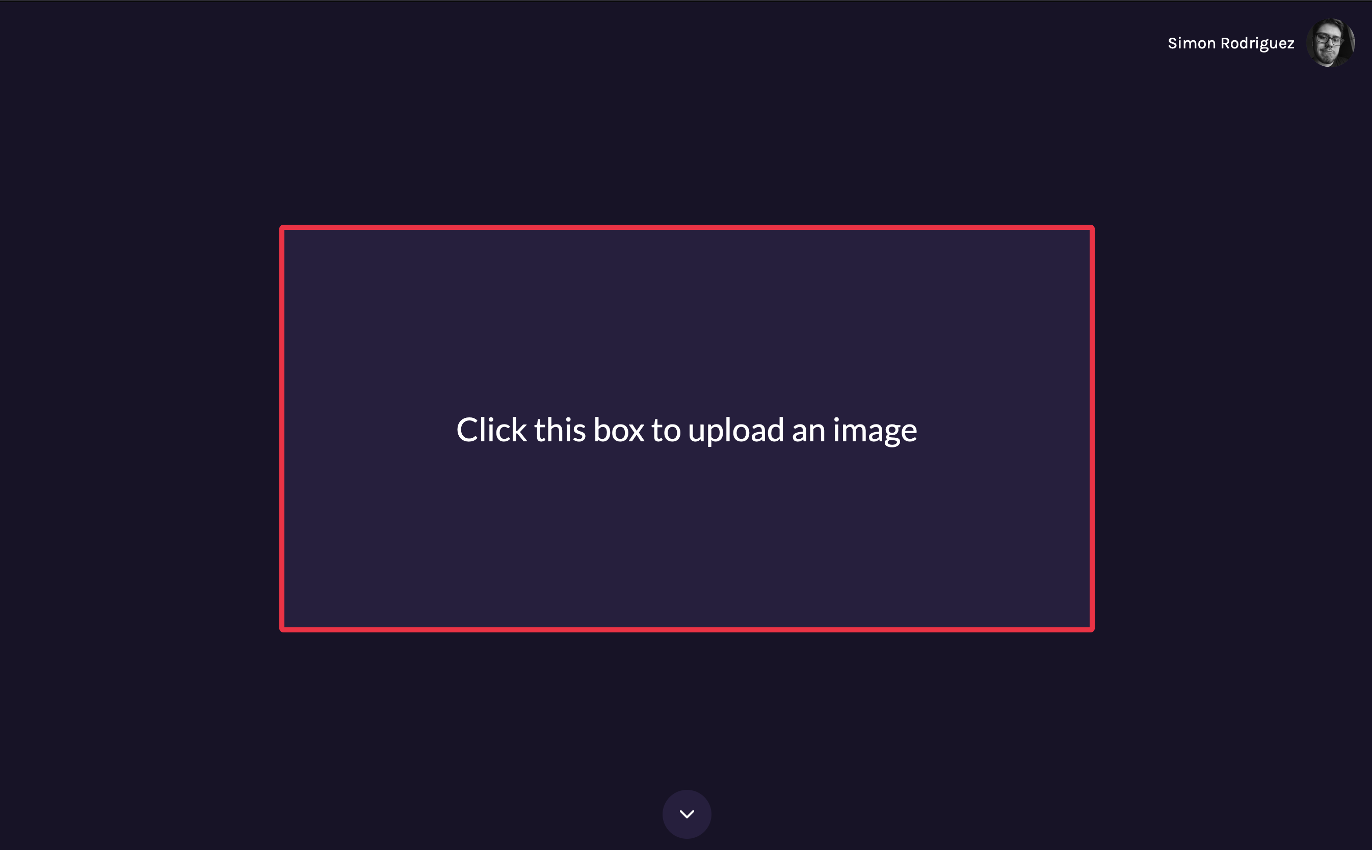 A screenshot demo of Image Hosting Website